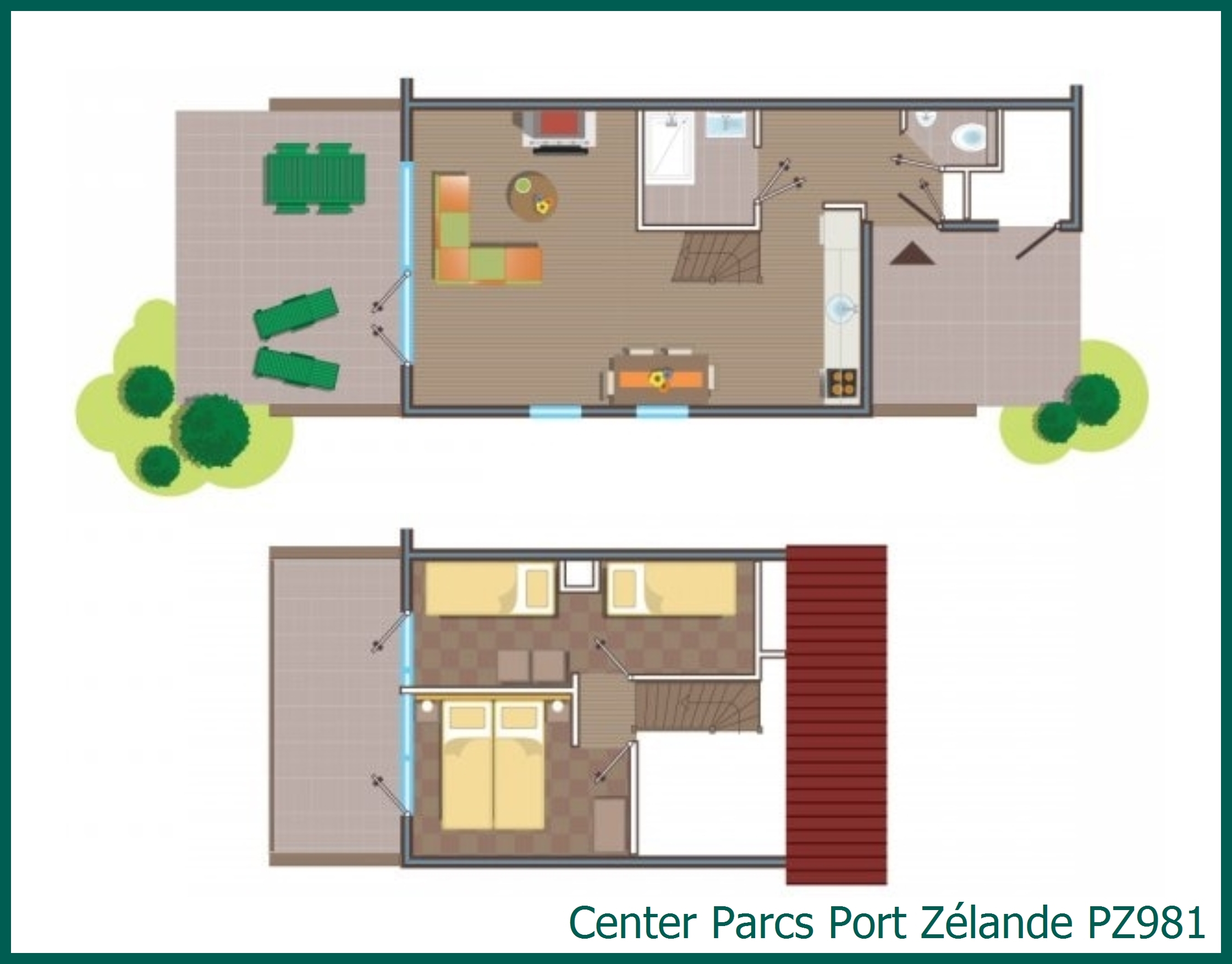 Cottage Comfort PZ981 à Port Zélande