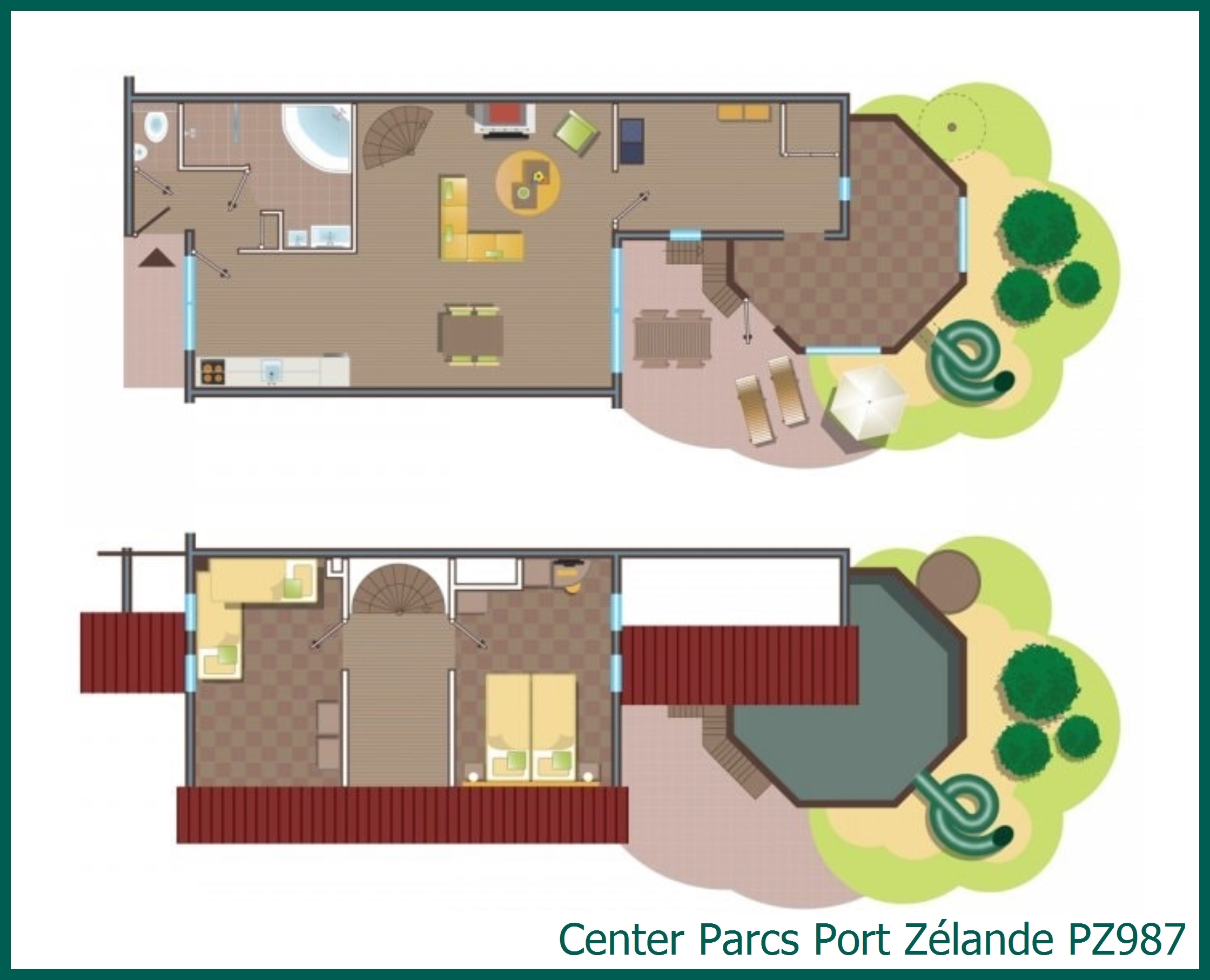 Cottage Enfants Premium PZ987 à Port Zélande