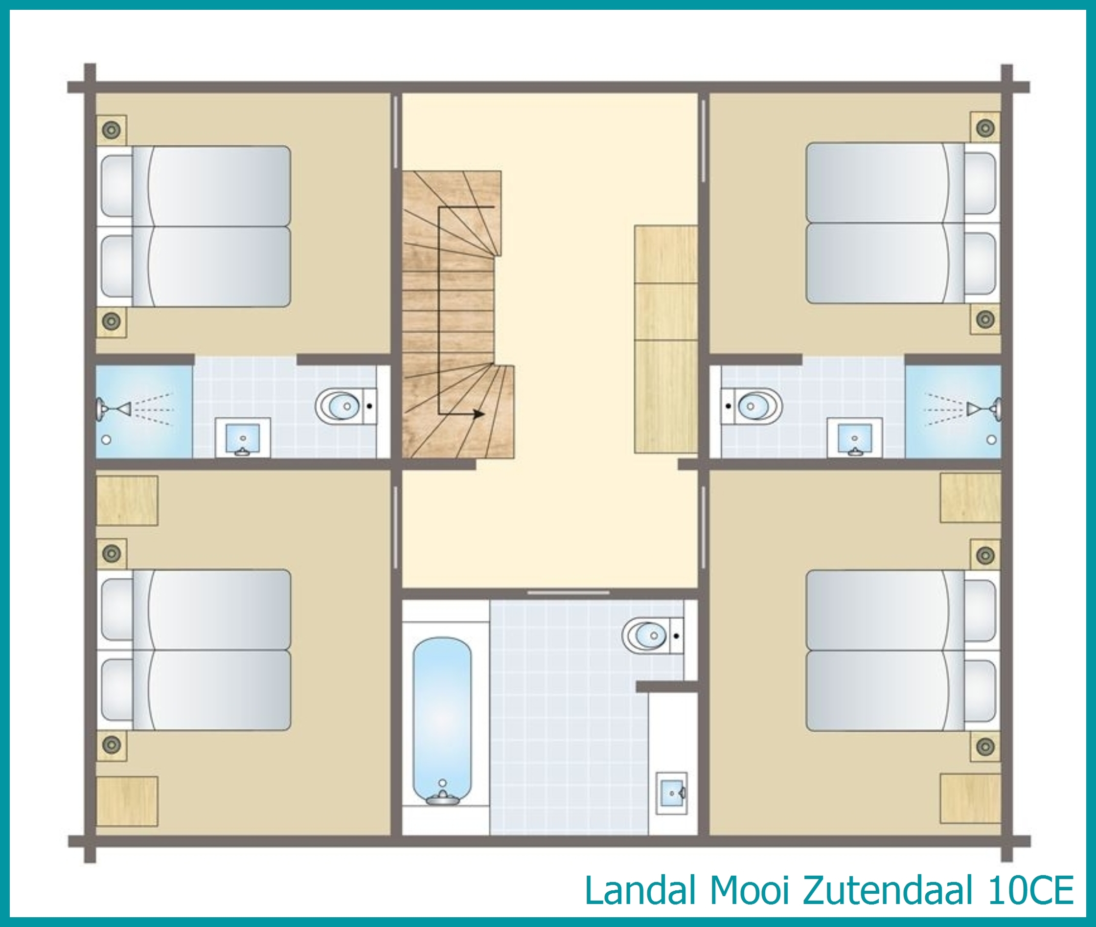 villa 10 personnes 10CE à Mooi Zutendaal