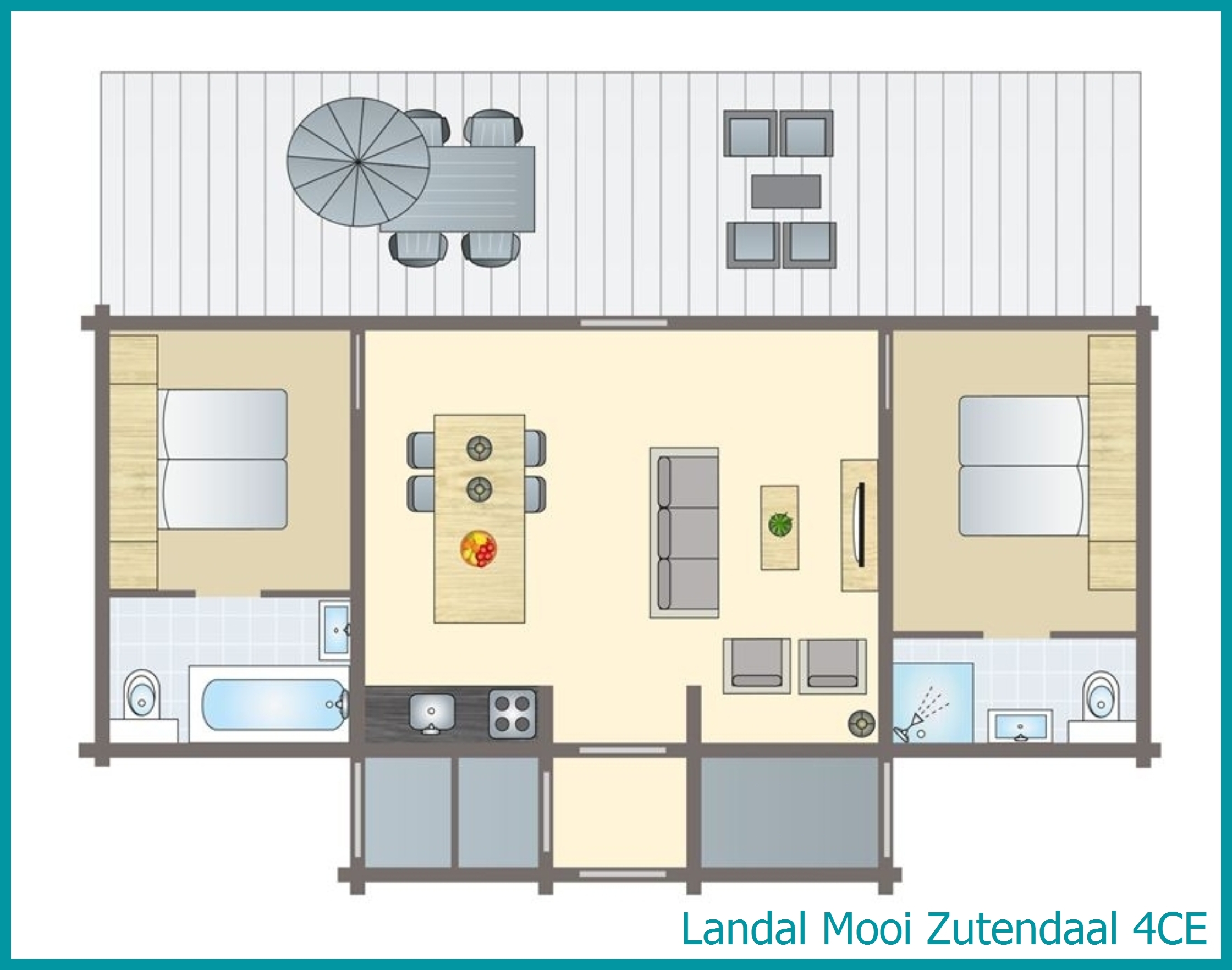 villa 4 personnes 4CE à Mooi Zutendaal