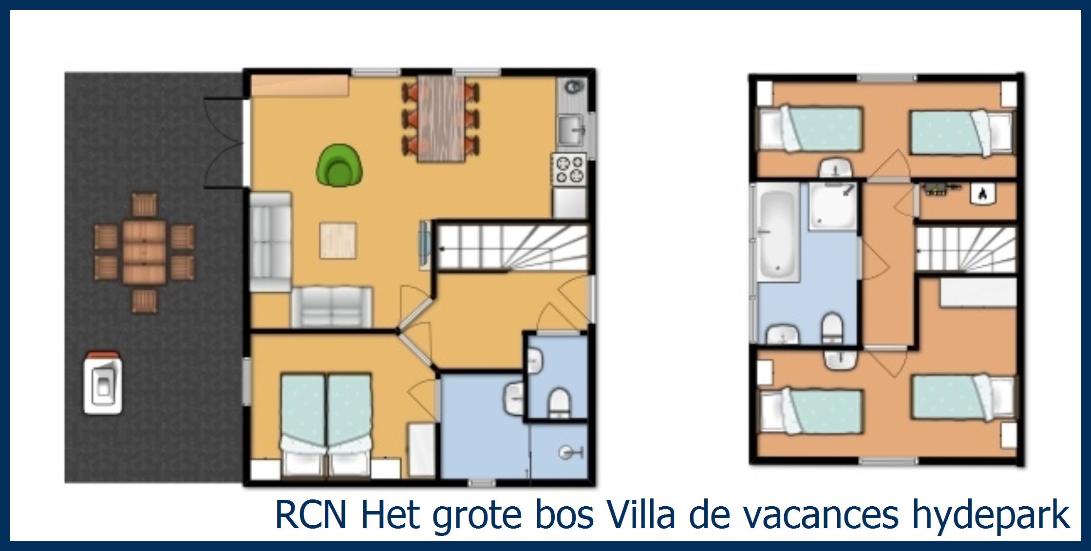 Cottage Villa de vacances hydepark à Het Grote Bos