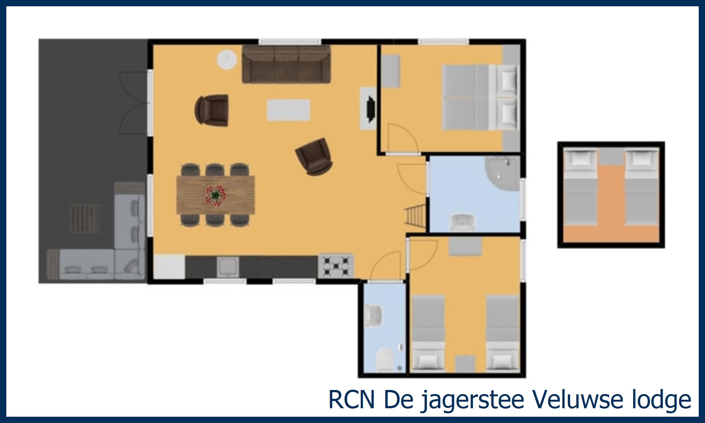 Cabane en bois Veluwse lodge à De Jagerstee