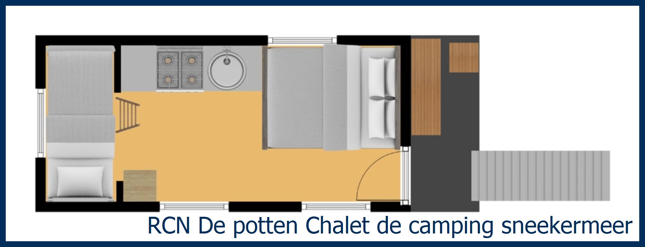 Cabane en bois de camping Sneekermeer à De Potten