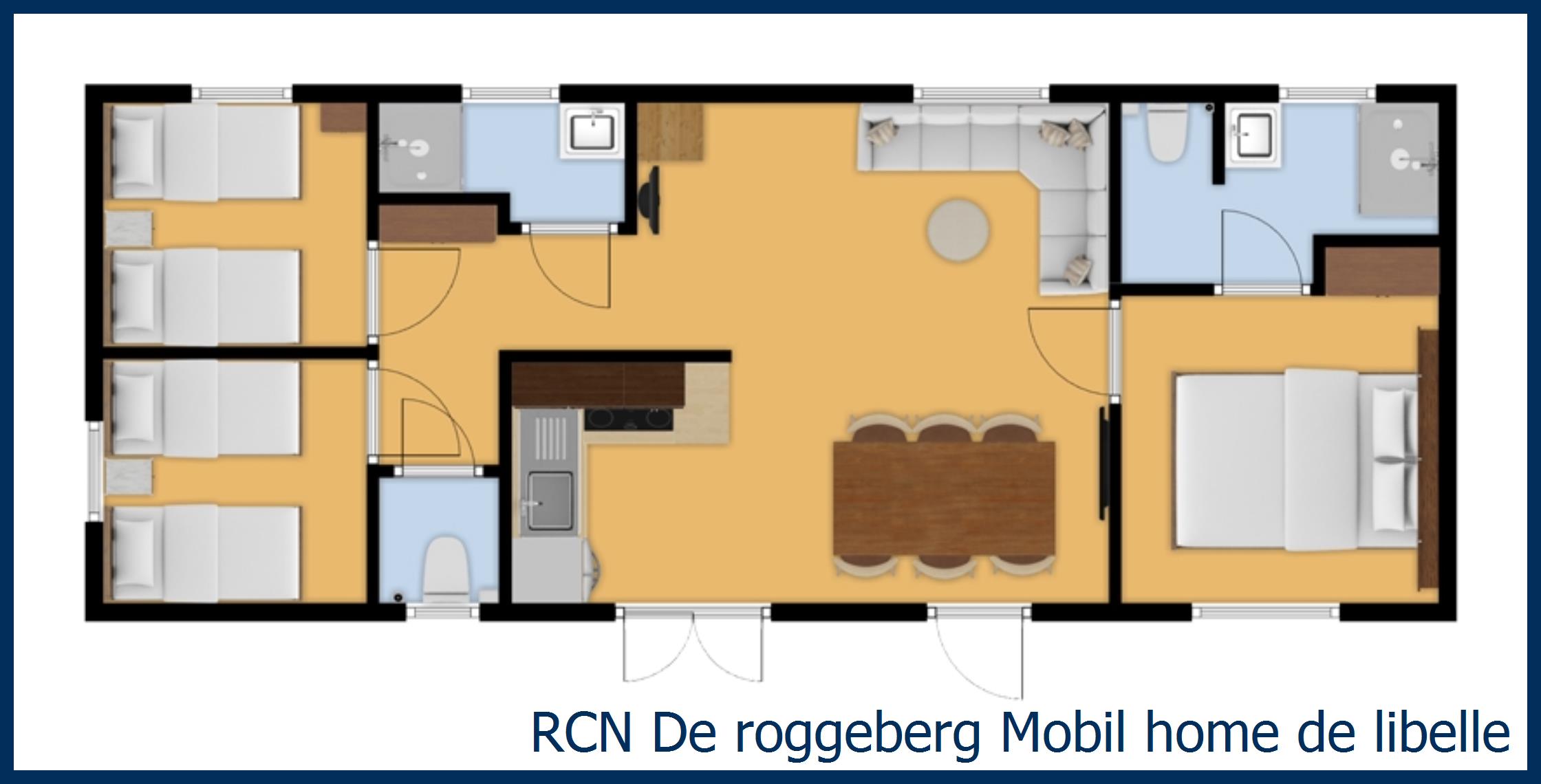 Caravane Mobil home de libelle à De Roggeberg