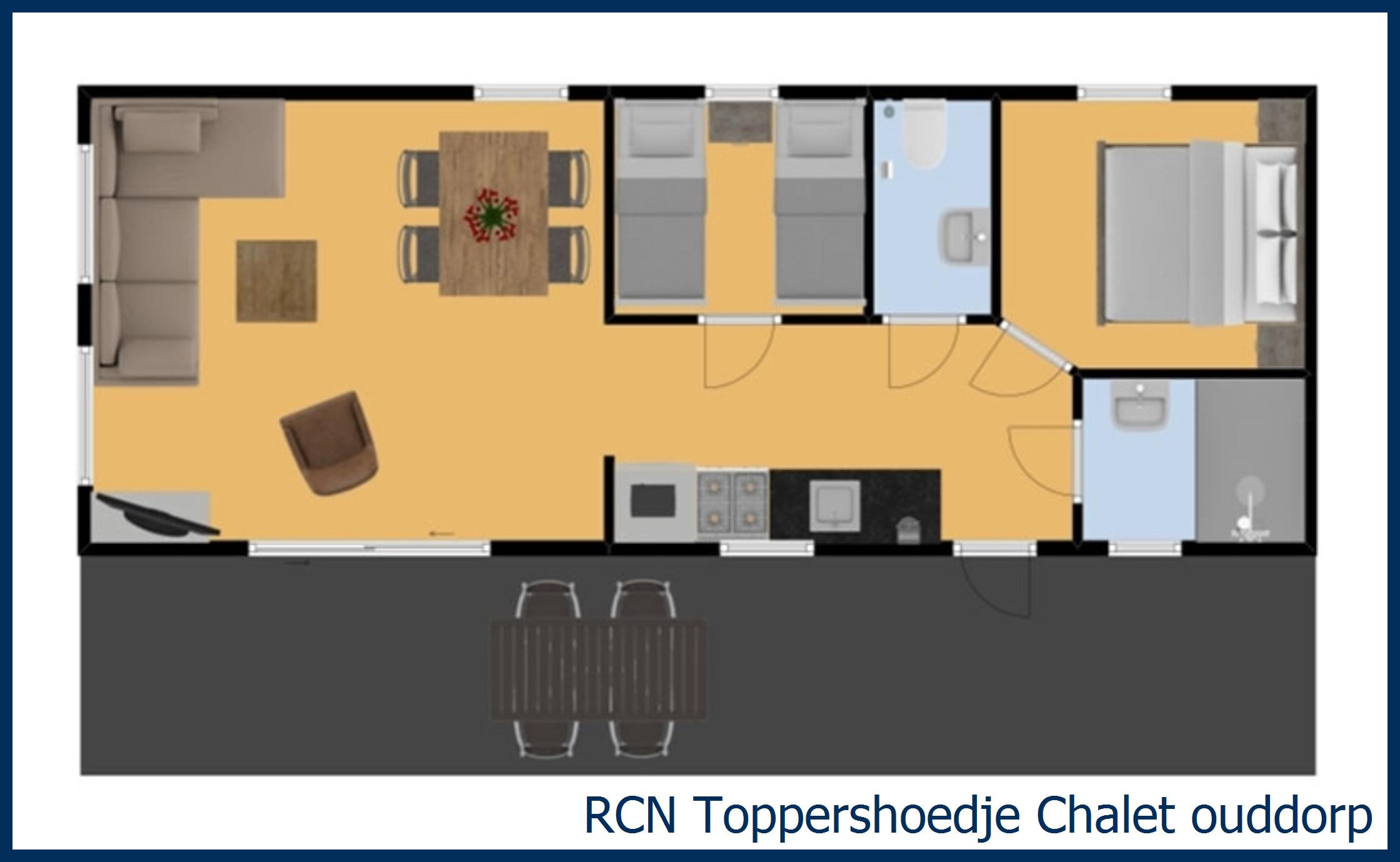Cabane en bois Ouddorp à Toppershoedje