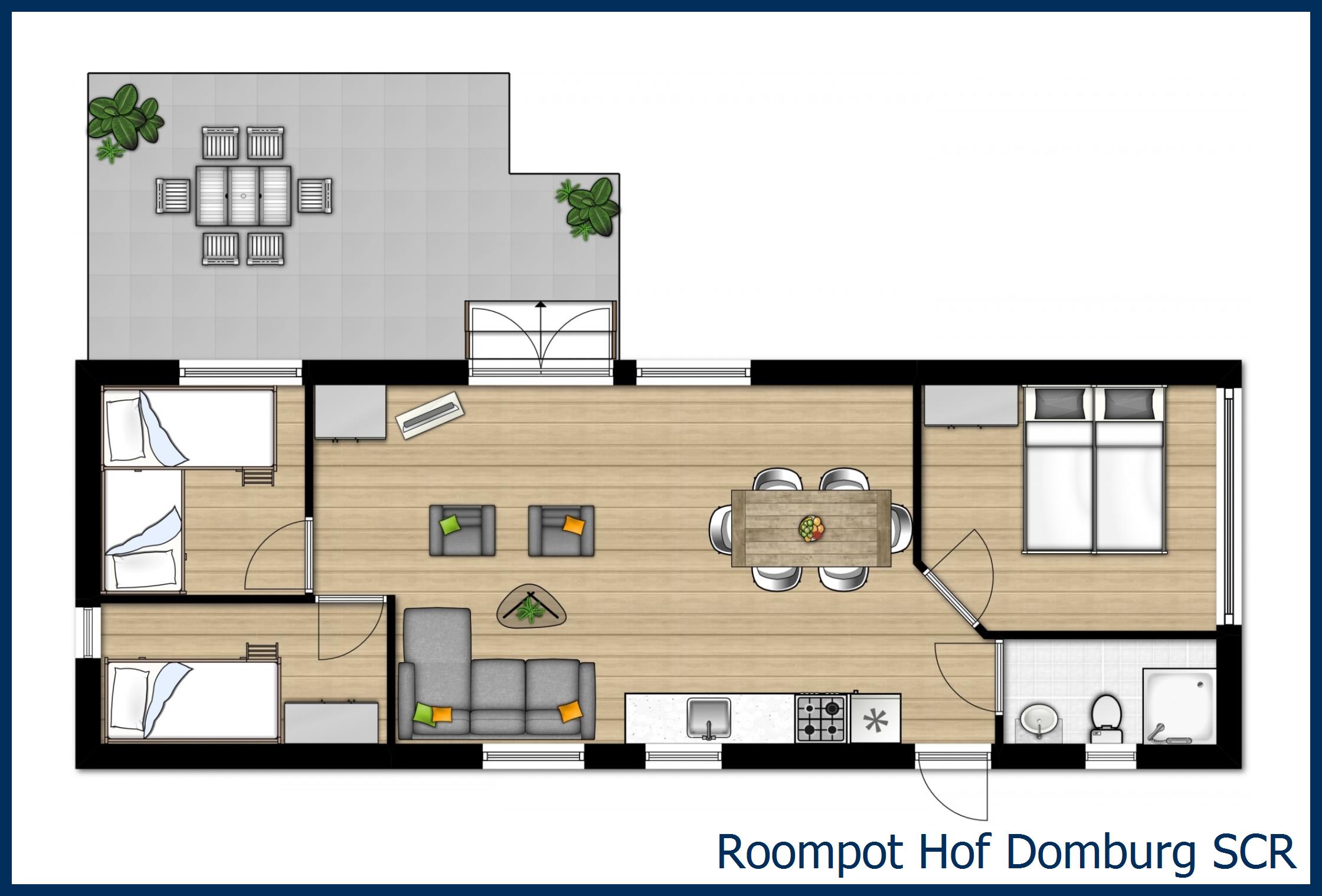 Chalet SCR à Hof Domburg
