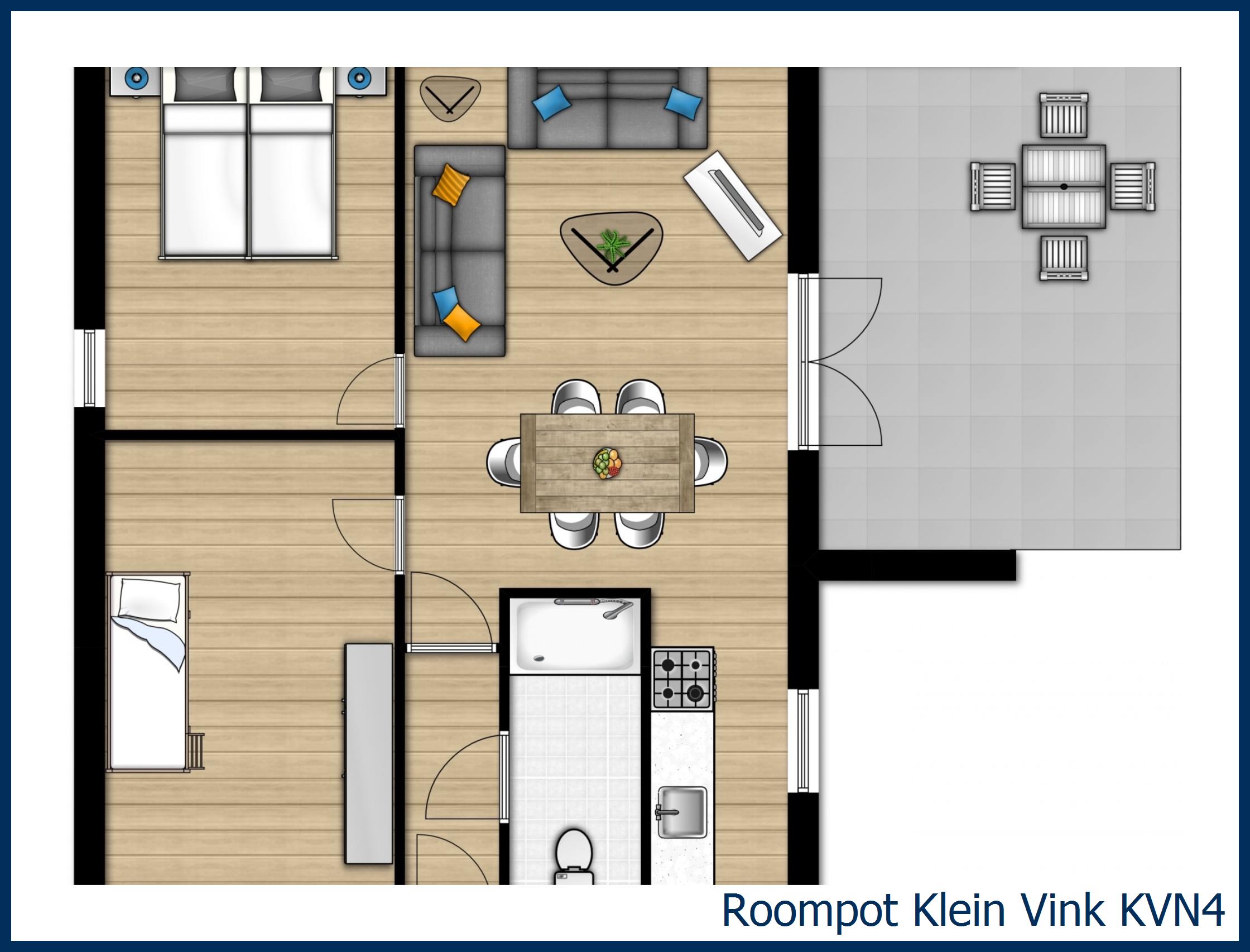 Bungalow KVN4 à Klein Vink