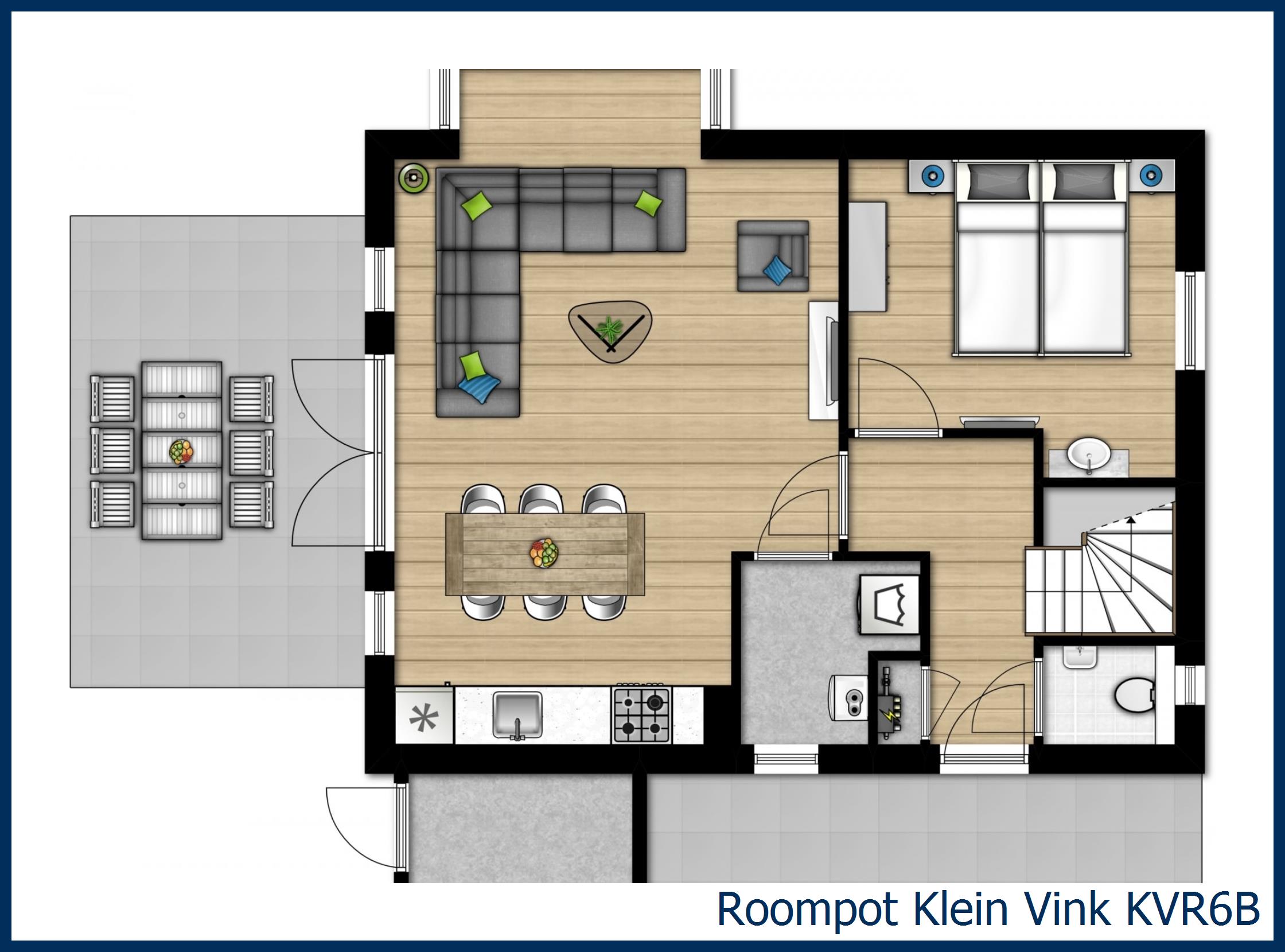 Bungalow KVR6B à Klein Vink