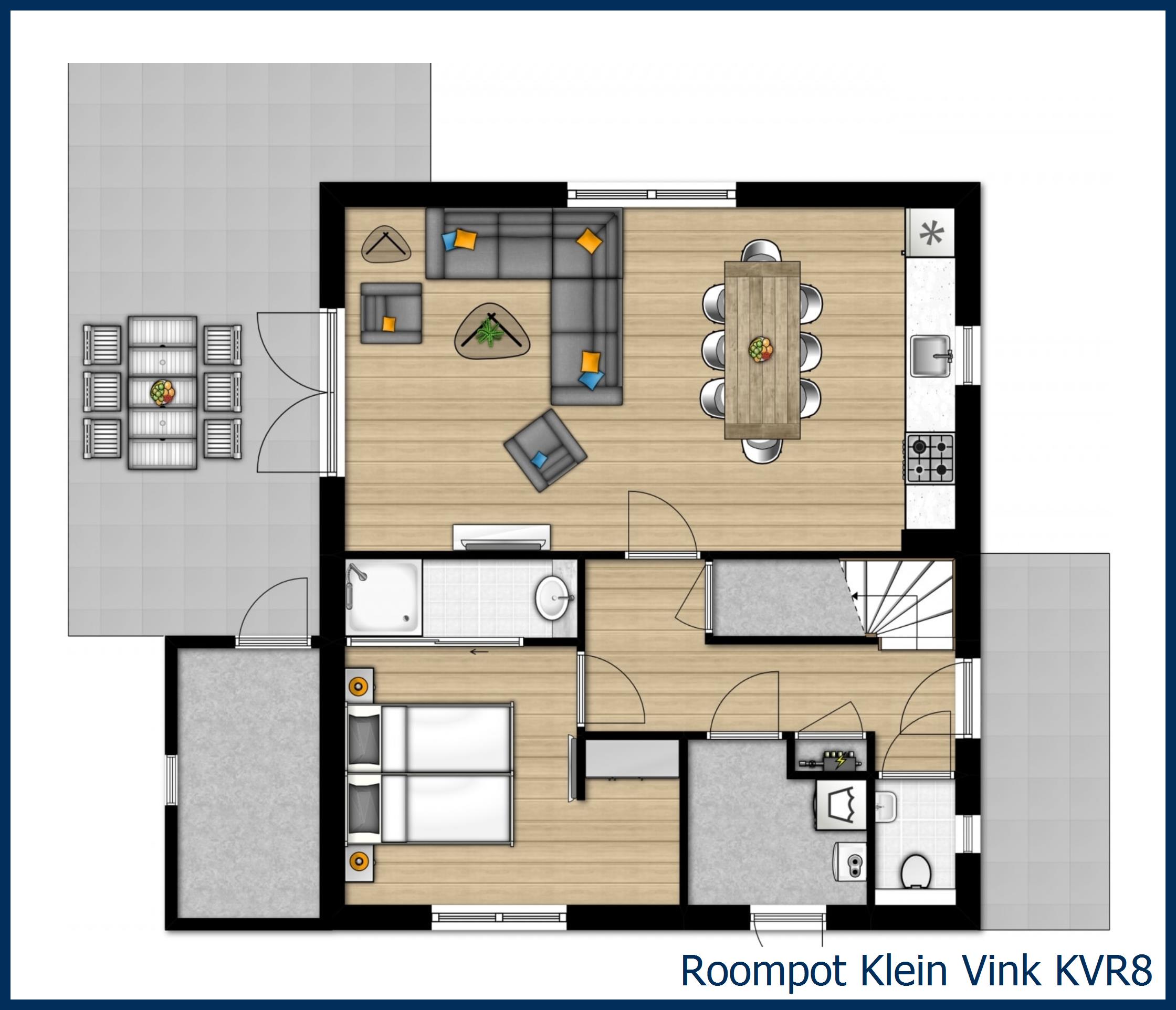 Bungalow KVR8 à Klein Vink