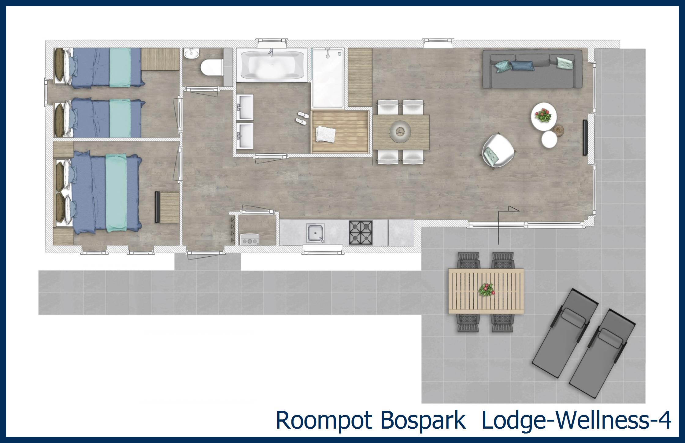 Pavillon Lodge-Wellness-4 à Bospark 't Wolfsven