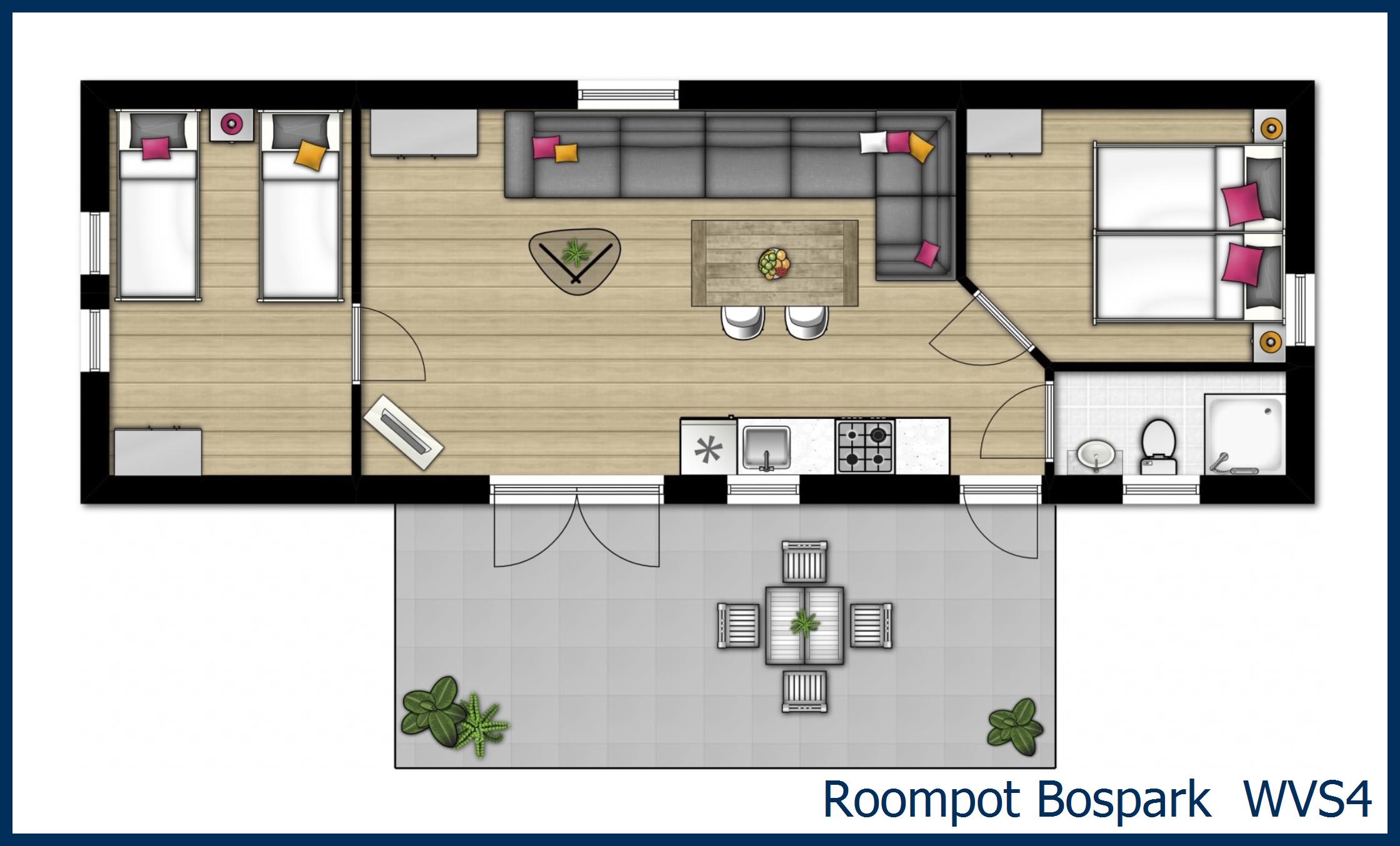 Chalet WVS4 à Bospark 't Wolfsven