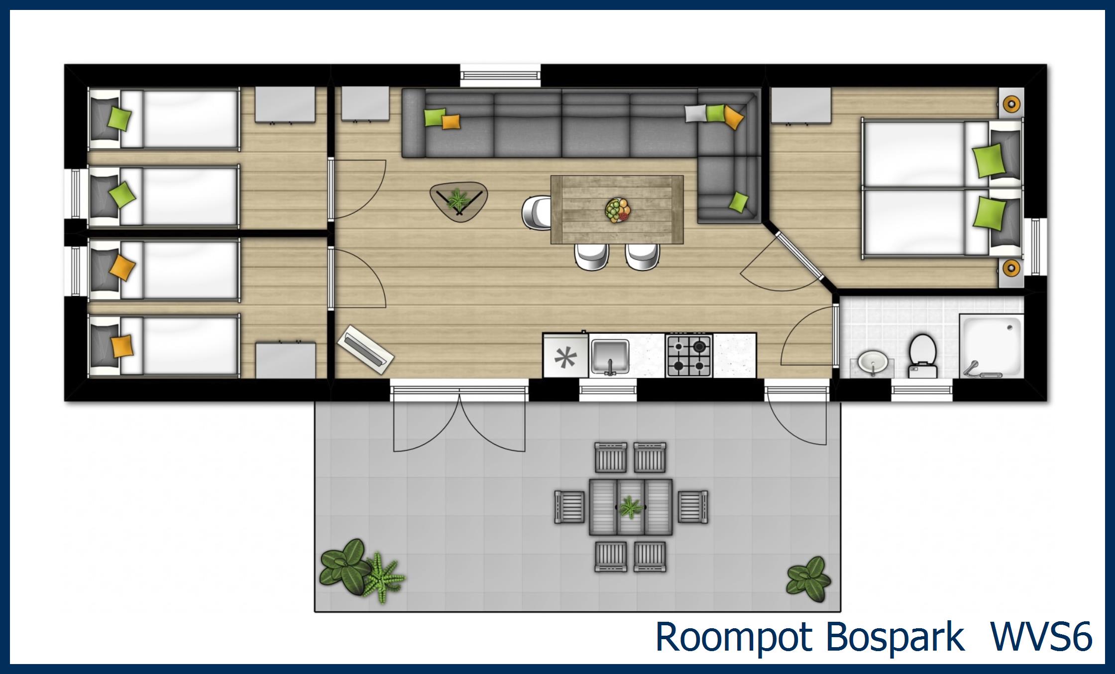 Chalet WVS6 à Bospark 't Wolfsven