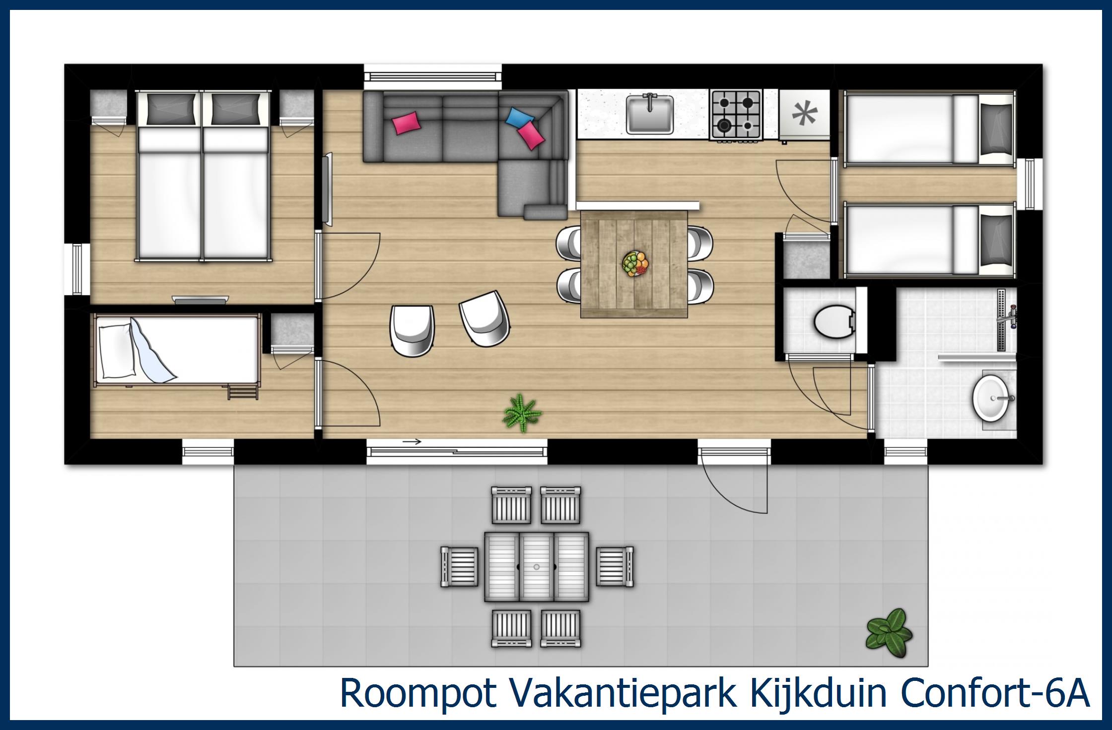 Chalet Confort-6A à Kijkduin