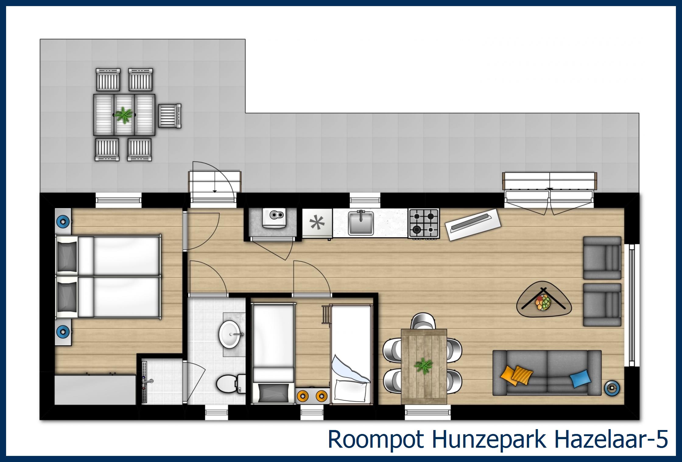 Chalet Hazelaar-5 à Hunzepark